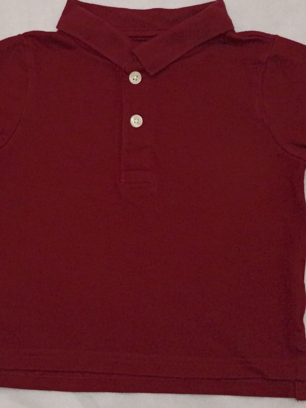 The Children's Place Maroon Short Sleeve Polo
